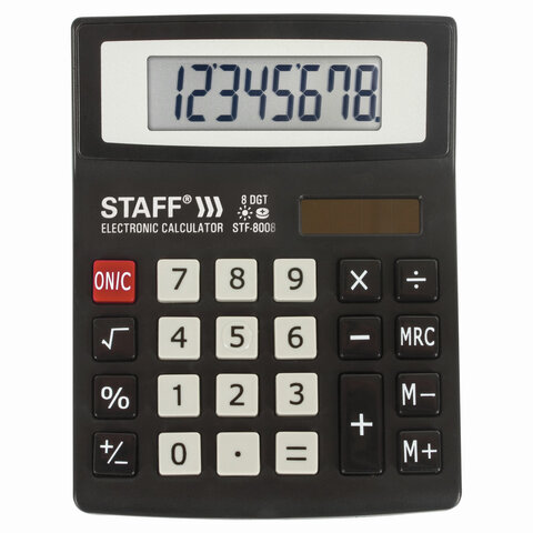Калькулятор КАССА   113*87 8 разрядов  STV-8008 (Ф*), код: у9044